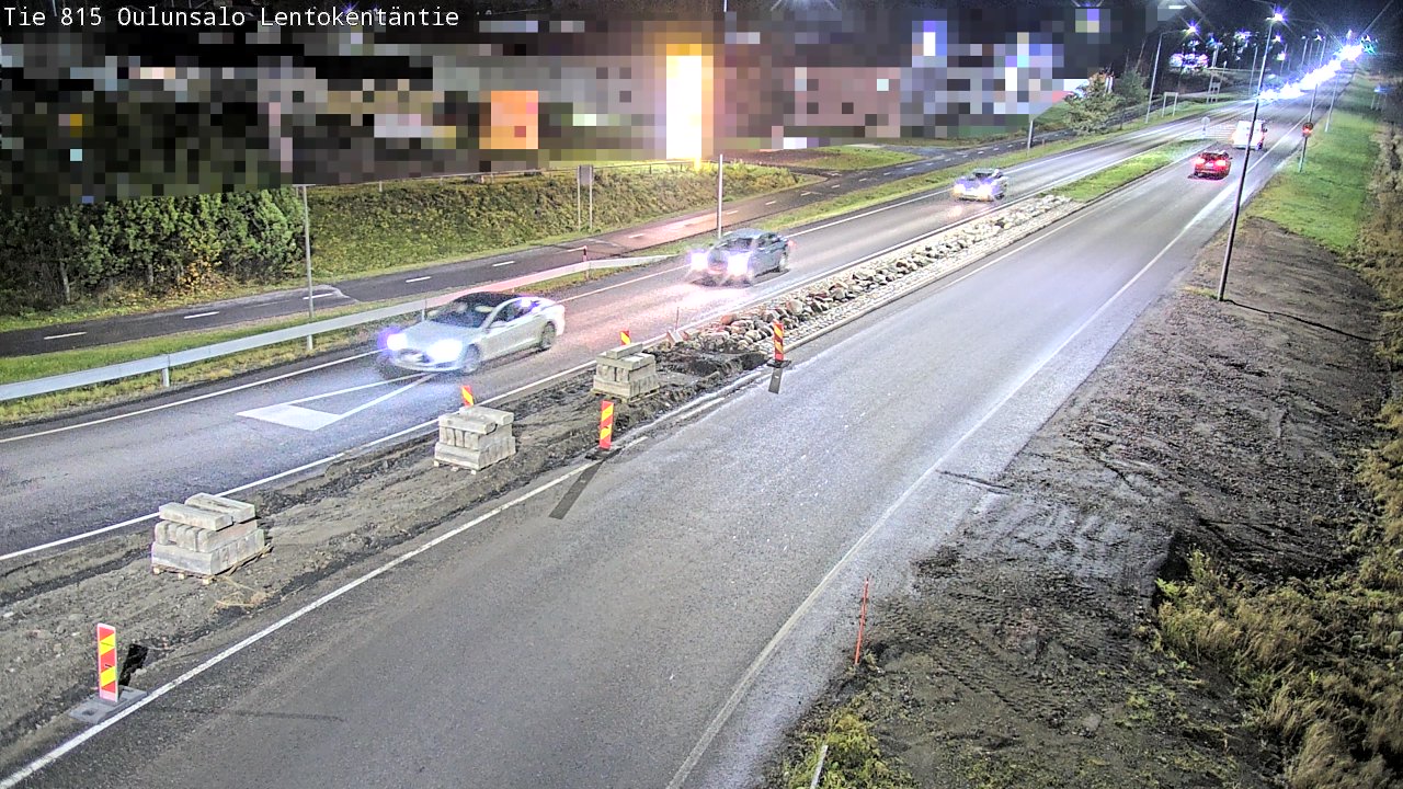 Kelikamerat Kuva Tie 816 Oulunsalo, Lentokentäntie, Oulu, Pohjois-Pohjanmaa