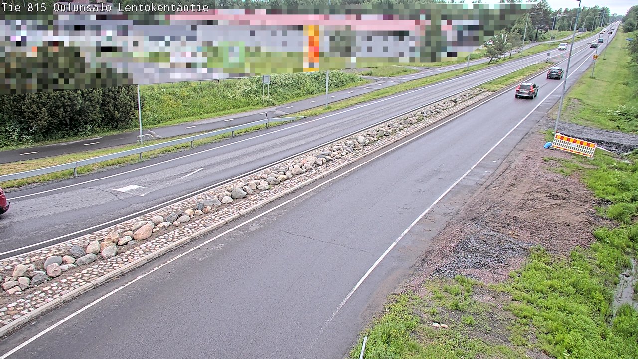 Kelikamerat Kuva Tie 816 Oulunsalo, Lentokentäntie, Oulu, Pohjois-Pohjanmaa