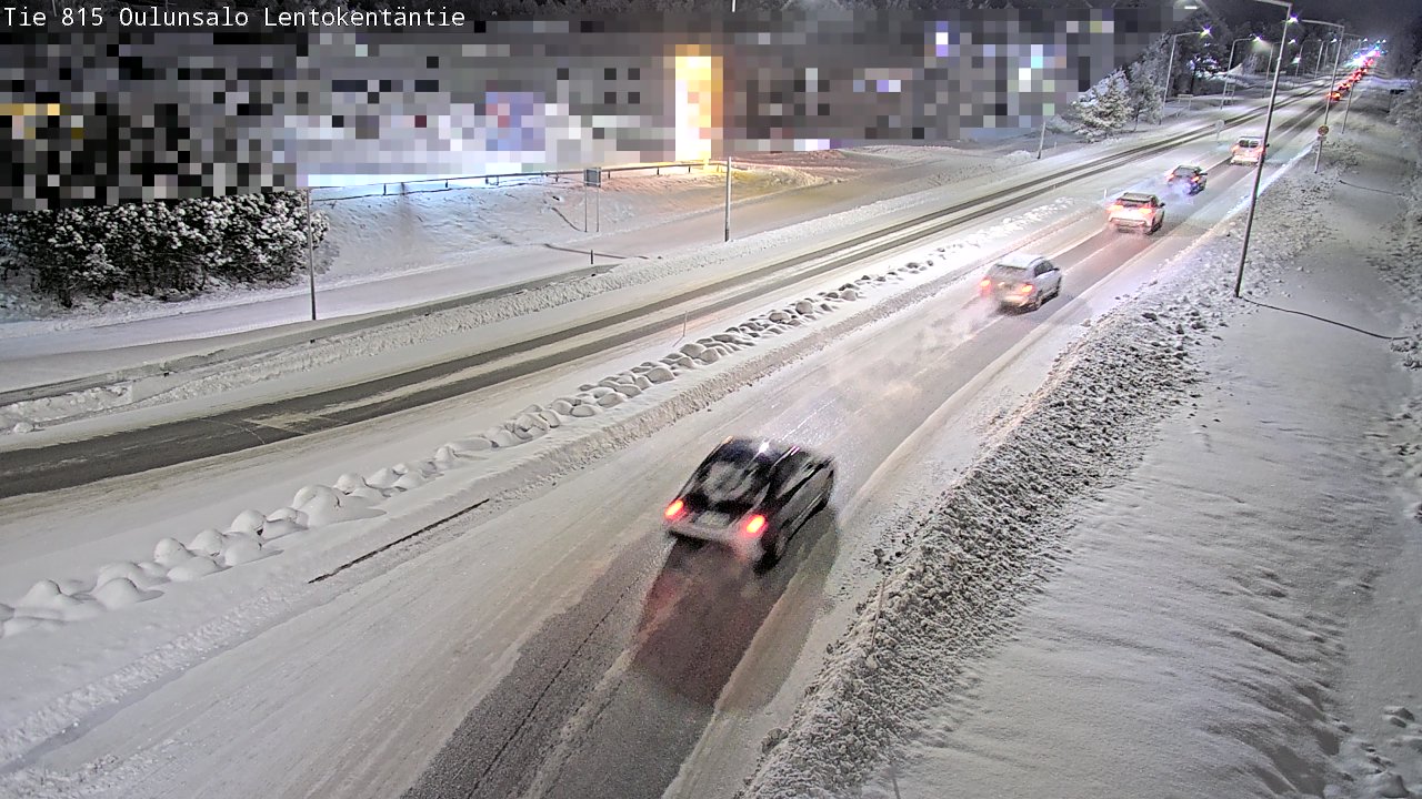 Kelikamerat Kuva Tie 816 Oulunsalo, Lentokentäntie, Oulu, Pohjois-Pohjanmaa