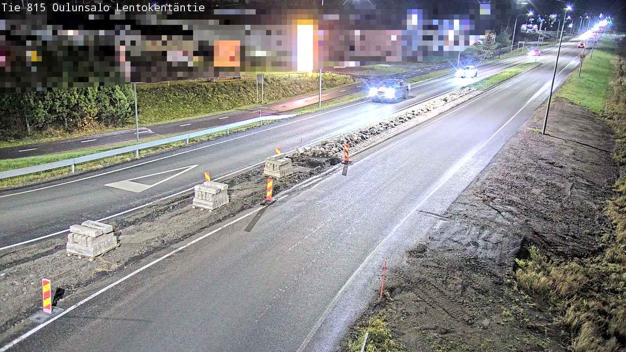 Kelikamerat Kuva Tie 816 Oulunsalo, Lentokentäntie, Oulu, Pohjois-Pohjanmaa