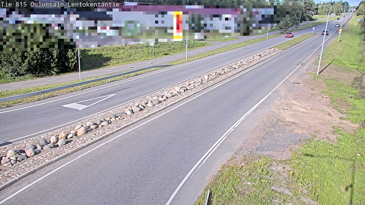 Kelikamerat Kuva Tie 816 Oulunsalo, Lentokentäntie, Oulu, Pohjois-Pohjanmaa