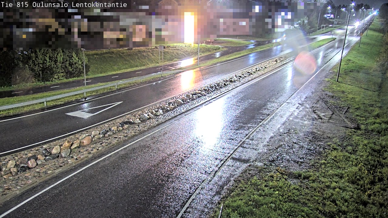 Weather Camera Image Road 816 Oulunsalo, Lentokentäntie, Oulu, Pohjois-Pohjanmaa