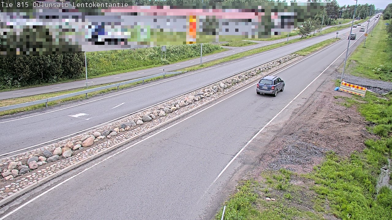 Kelikamerat Kuva Tie 816 Oulunsalo, Lentokentäntie, Oulu, Pohjois-Pohjanmaa