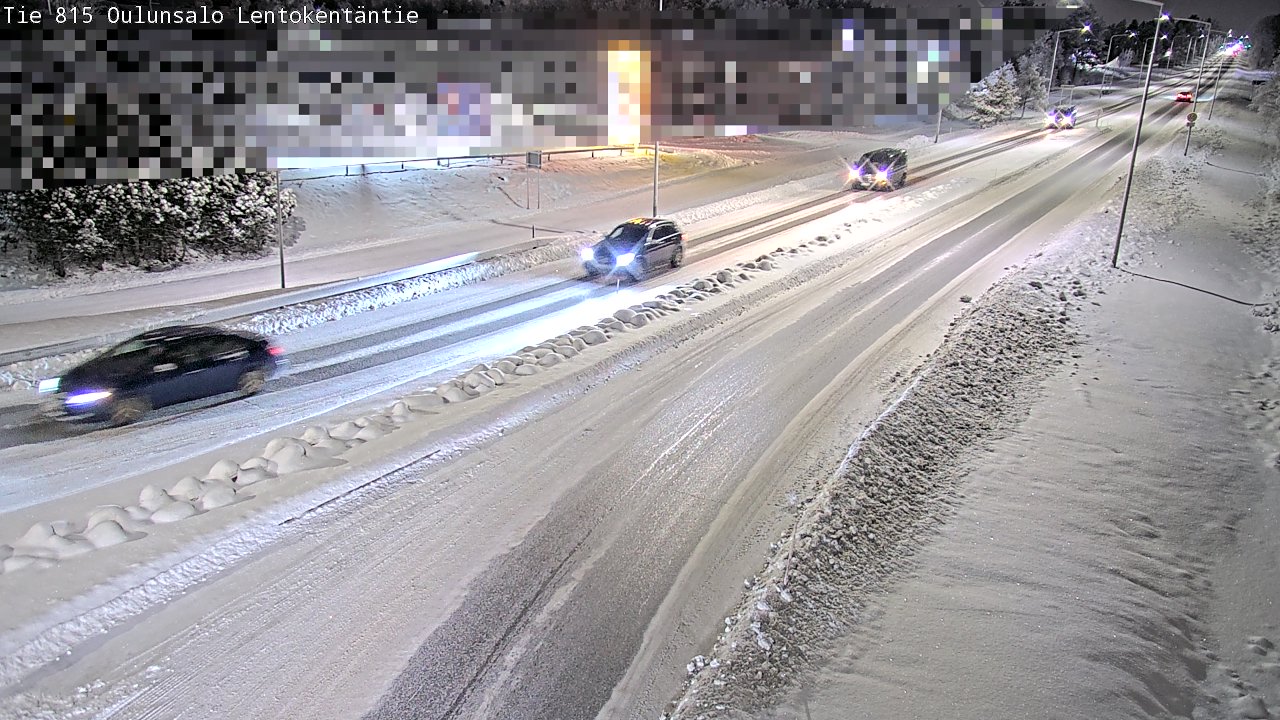 Kelikamerat Kuva Tie 816 Oulunsalo, Lentokentäntie, Oulu, Pohjois-Pohjanmaa