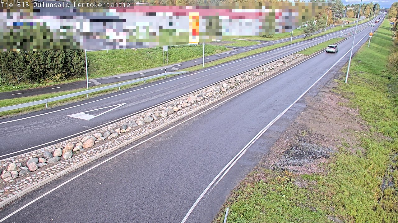 Weather Camera Image Road 816 Oulunsalo, Lentokentäntie, Oulu, Pohjois-Pohjanmaa