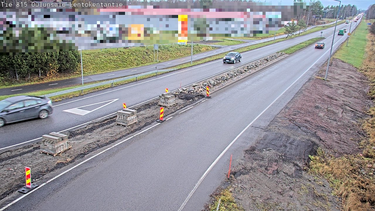 Kelikamerat Kuva Tie 816 Oulunsalo, Lentokentäntie, Oulu, Pohjois-Pohjanmaa