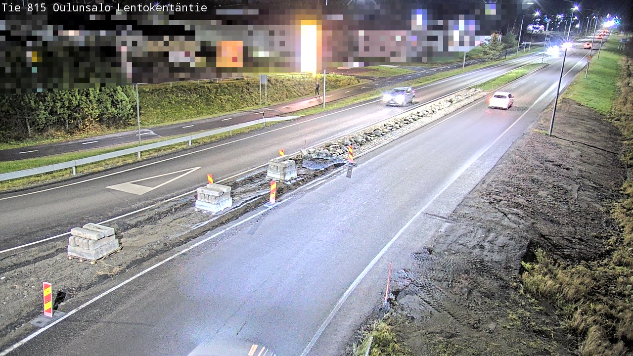 Kelikamerat Kuva Tie 816 Oulunsalo, Lentokentäntie, Oulu, Pohjois-Pohjanmaa