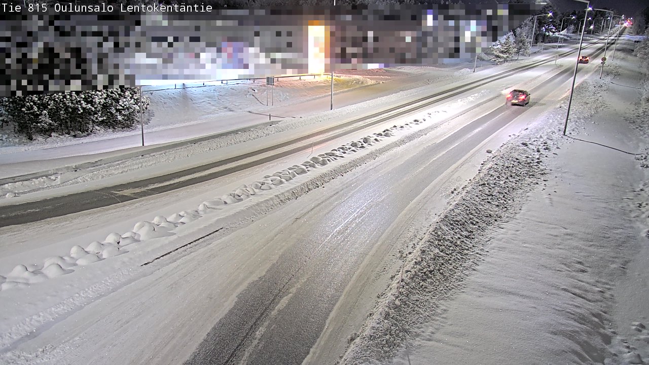 Kelikamerat Kuva Tie 816 Oulunsalo, Lentokentäntie, Oulu, Pohjois-Pohjanmaa