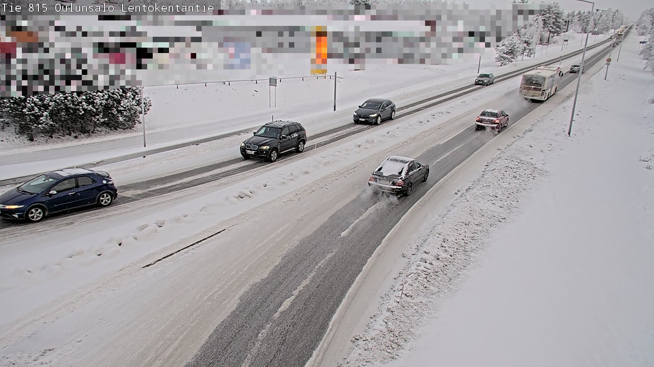 Kelikamerat Kuva Tie 816 Oulunsalo, Lentokentäntie, Oulu, Pohjois-Pohjanmaa