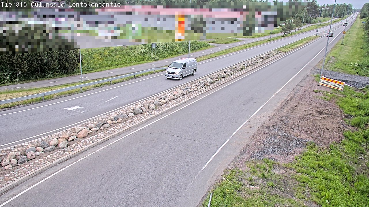 Kelikamerat Kuva Tie 816 Oulunsalo, Lentokentäntie, Oulu, Pohjois-Pohjanmaa