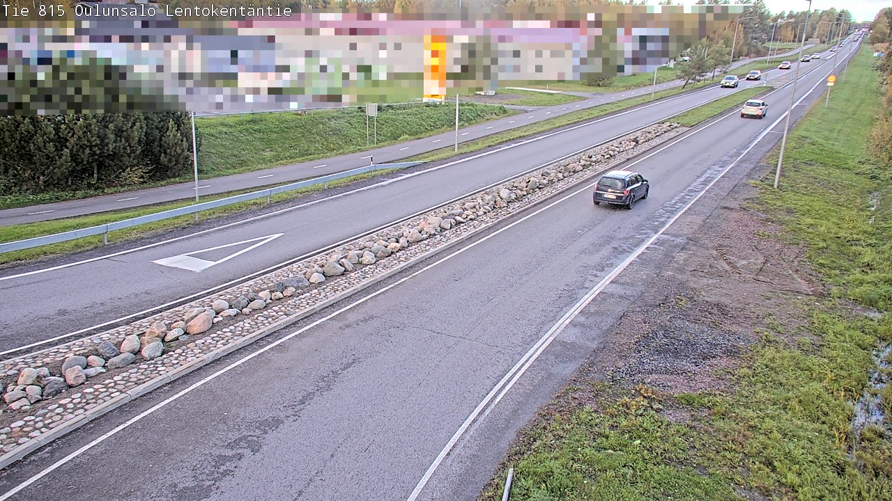 Weather Camera Image Road 816 Oulunsalo, Lentokentäntie, Oulu, Pohjois-Pohjanmaa