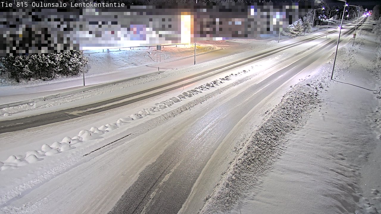 Kelikamerat Kuva Tie 816 Oulunsalo, Lentokentäntie, Oulu, Pohjois-Pohjanmaa