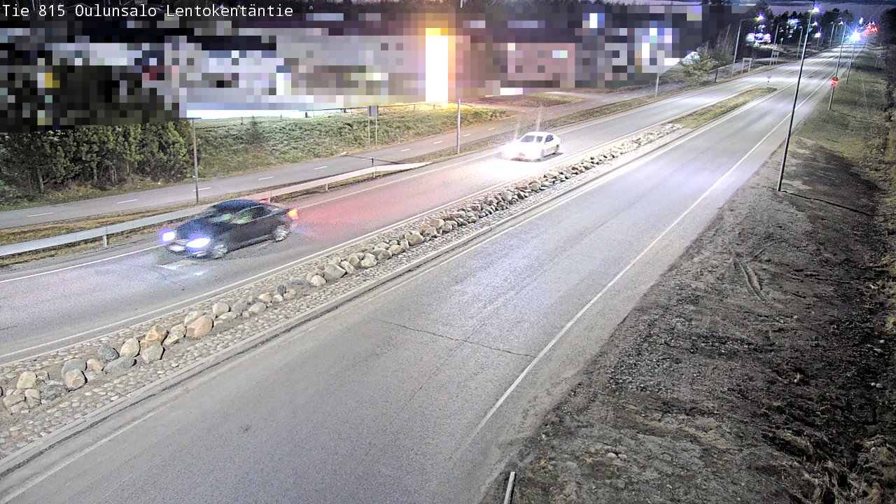 Kelikamerat Kuva Tie 816 Oulunsalo, Lentokentäntie, Oulu, Pohjois-Pohjanmaa