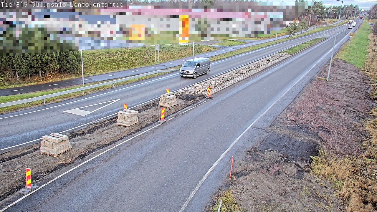 Kelikamerat Kuva Tie 816 Oulunsalo, Lentokentäntie, Oulu, Pohjois-Pohjanmaa