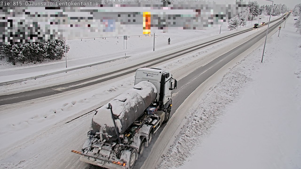 Kelikamerat Kuva Tie 816 Oulunsalo, Lentokentäntie, Oulu, Pohjois-Pohjanmaa
