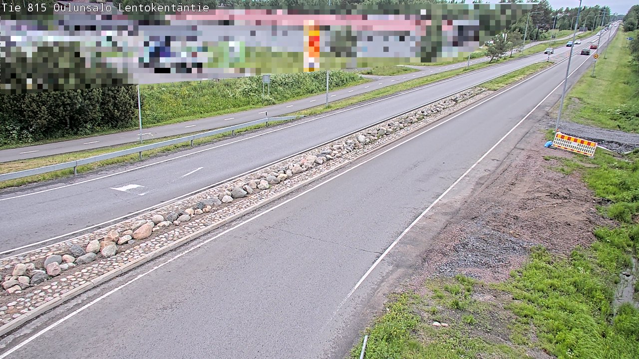 Kelikamerat Kuva Tie 816 Oulunsalo, Lentokentäntie, Oulu, Pohjois-Pohjanmaa