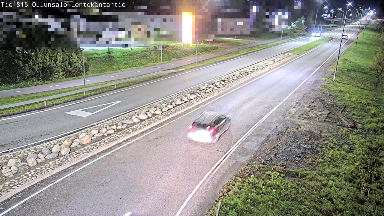 Weather Camera Image Road 816 Oulunsalo, Lentokentäntie, Oulu, Pohjois-Pohjanmaa