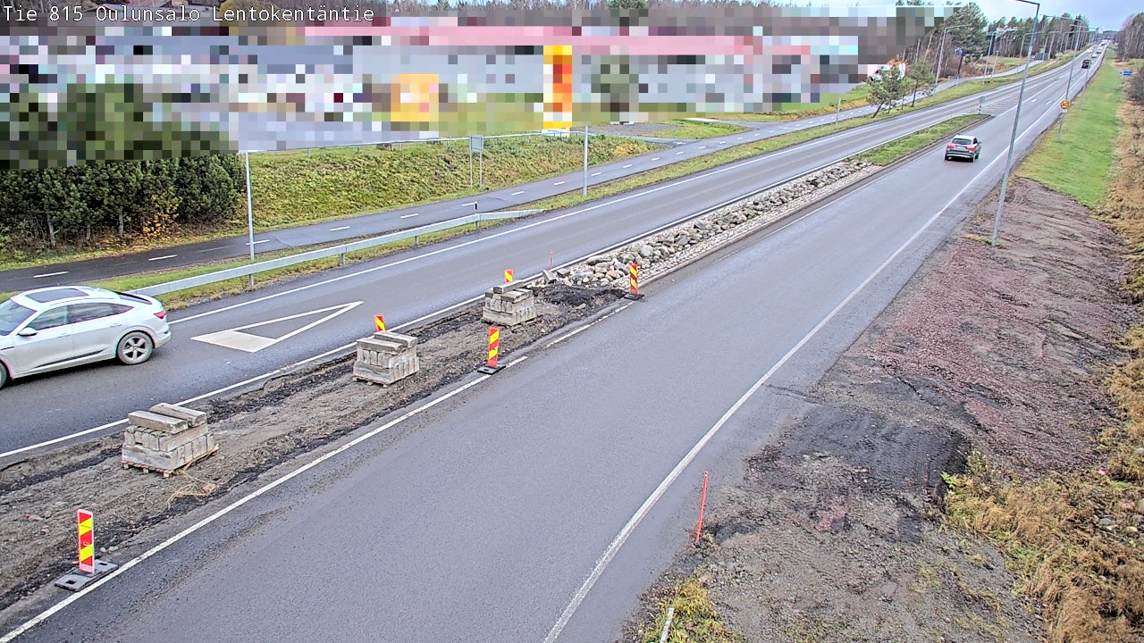 Kelikamerat Kuva Tie 816 Oulunsalo, Lentokentäntie, Oulu, Pohjois-Pohjanmaa