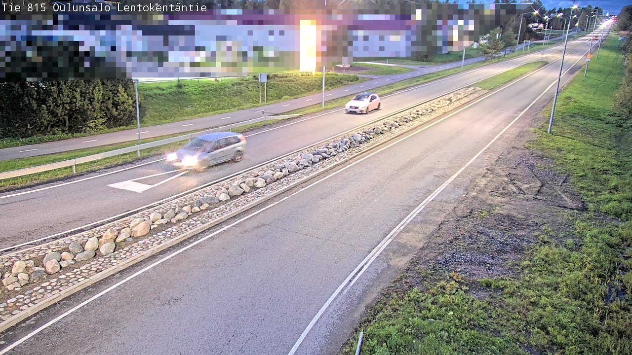 Weather Camera Image Road 816 Oulunsalo, Lentokentäntie, Oulu, Pohjois-Pohjanmaa