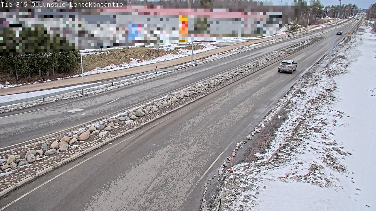 Kelikamerat Kuva Tie 816 Oulunsalo, Lentokentäntie, Oulu, Pohjois-Pohjanmaa