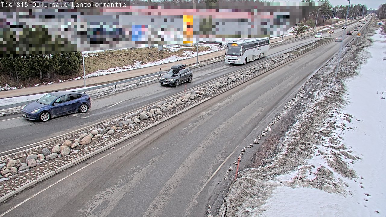 Kelikamerat Kuva Tie 816 Oulunsalo, Lentokentäntie, Oulu, Pohjois-Pohjanmaa