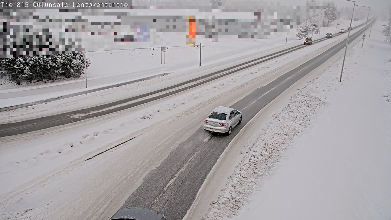 Kelikamerat Kuva Tie 816 Oulunsalo, Lentokentäntie, Oulu, Pohjois-Pohjanmaa