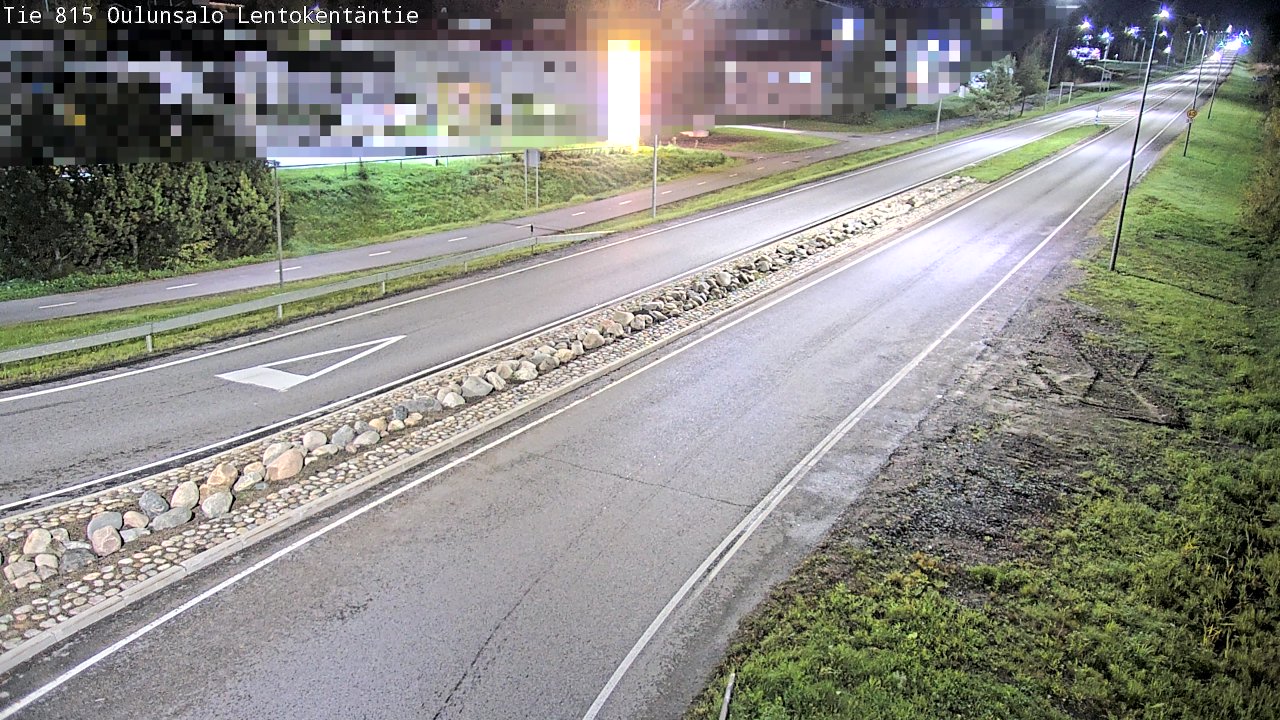 Weather Camera Image Road 816 Oulunsalo, Lentokentäntie, Oulu, Pohjois-Pohjanmaa