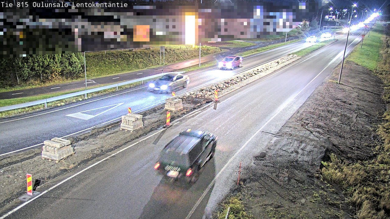 Kelikamerat Kuva Tie 816 Oulunsalo, Lentokentäntie, Oulu, Pohjois-Pohjanmaa