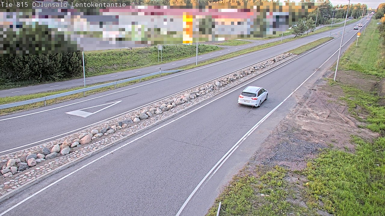 Kelikamerat Kuva Tie 816 Oulunsalo, Lentokentäntie, Oulu, Pohjois-Pohjanmaa