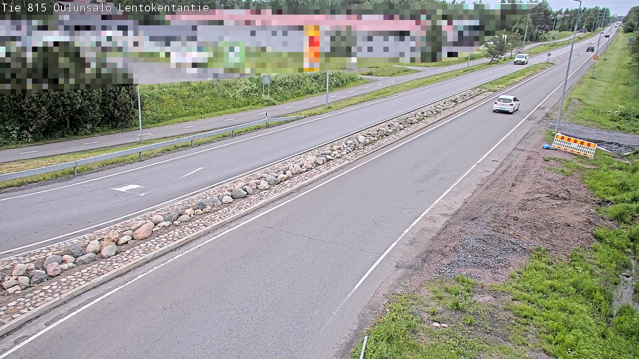 Kelikamerat Kuva Tie 816 Oulunsalo, Lentokentäntie, Oulu, Pohjois-Pohjanmaa