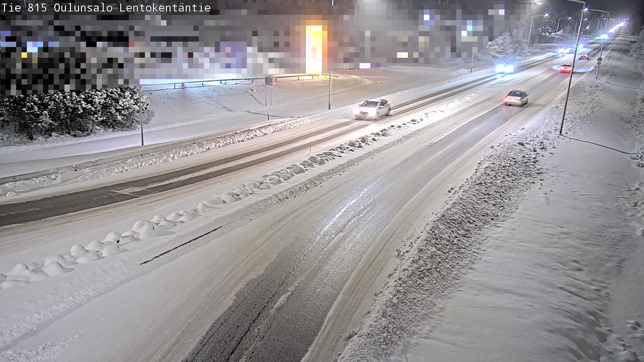 Weather Camera Image Road 816 Oulunsalo, Lentokentäntie, Oulu, Pohjois-Pohjanmaa