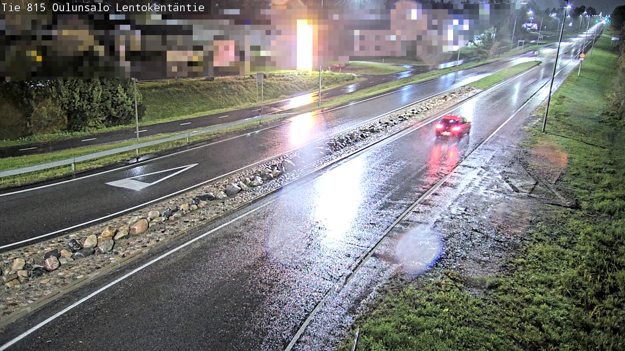 Weather Camera Image Road 816 Oulunsalo, Lentokentäntie, Oulu, Pohjois-Pohjanmaa