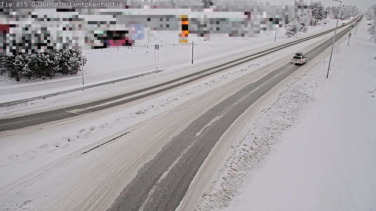 Kelikamerat Kuva Tie 816 Oulunsalo, Lentokentäntie, Oulu, Pohjois-Pohjanmaa