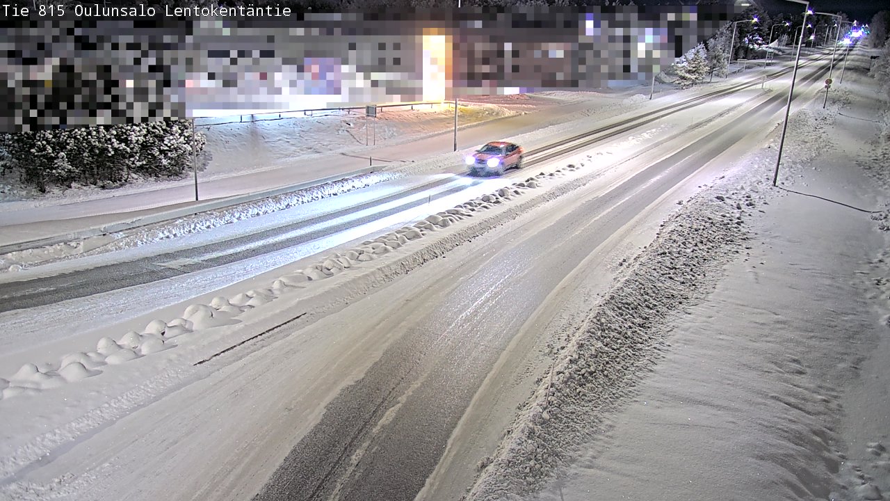 Kelikamerat Kuva Tie 816 Oulunsalo, Lentokentäntie, Oulu, Pohjois-Pohjanmaa