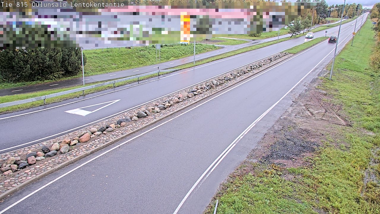 Kelikamerat Kuva Tie 816 Oulunsalo, Lentokentäntie, Oulu, Pohjois-Pohjanmaa