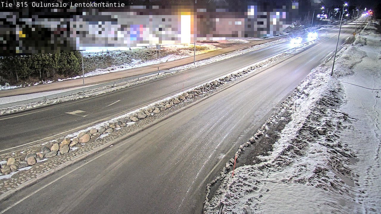 Kelikamerat Kuva Tie 816 Oulunsalo, Lentokentäntie, Oulu, Pohjois-Pohjanmaa