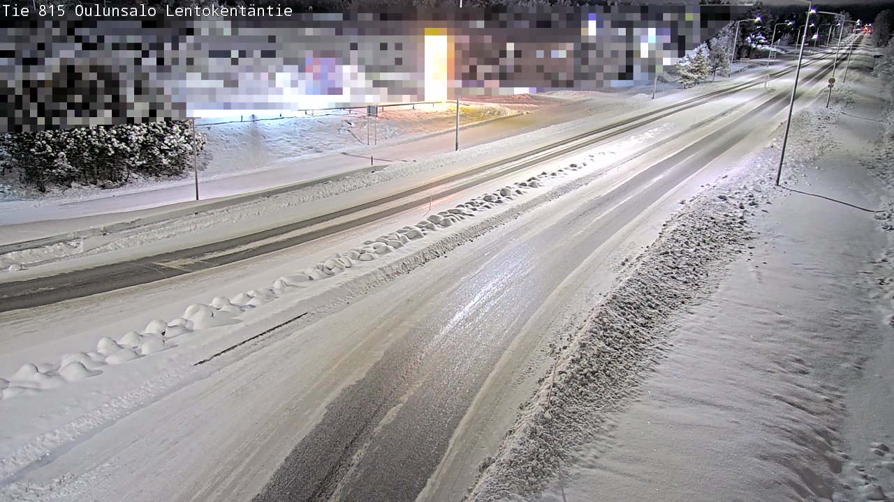 Kelikamerat Kuva Tie 816 Oulunsalo, Lentokentäntie, Oulu, Pohjois-Pohjanmaa