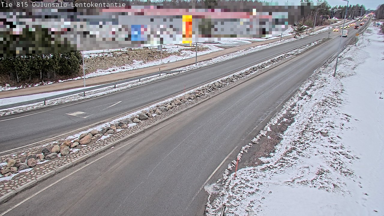 Kelikamerat Kuva Tie 816 Oulunsalo, Lentokentäntie, Oulu, Pohjois-Pohjanmaa