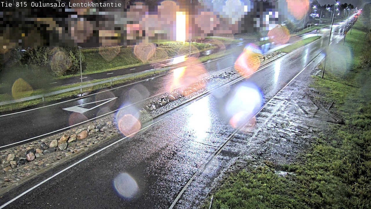 Weather Camera Image Road 816 Oulunsalo, Lentokentäntie, Oulu, Pohjois-Pohjanmaa