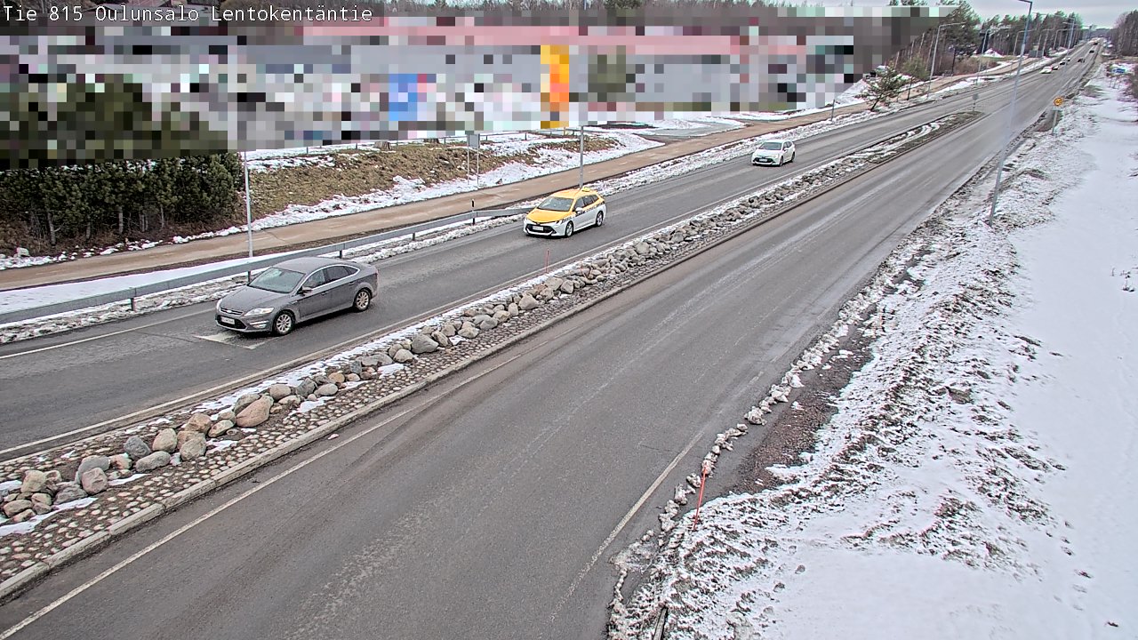 Kelikamerat Kuva Tie 816 Oulunsalo, Lentokentäntie, Oulu, Pohjois-Pohjanmaa