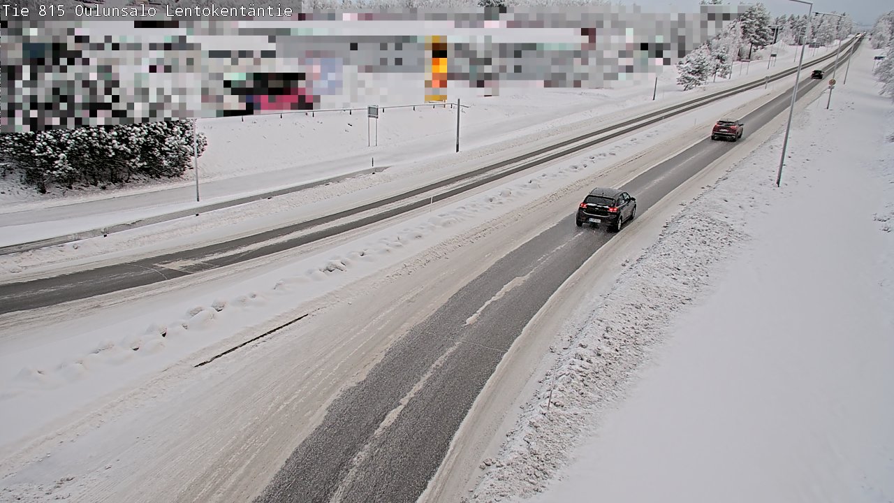 Kelikamerat Kuva Tie 816 Oulunsalo, Lentokentäntie, Oulu, Pohjois-Pohjanmaa