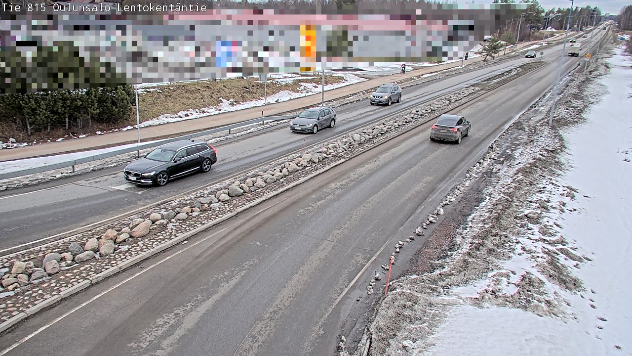 Kelikamerat Kuva Tie 816 Oulunsalo, Lentokentäntie, Oulu, Pohjois-Pohjanmaa