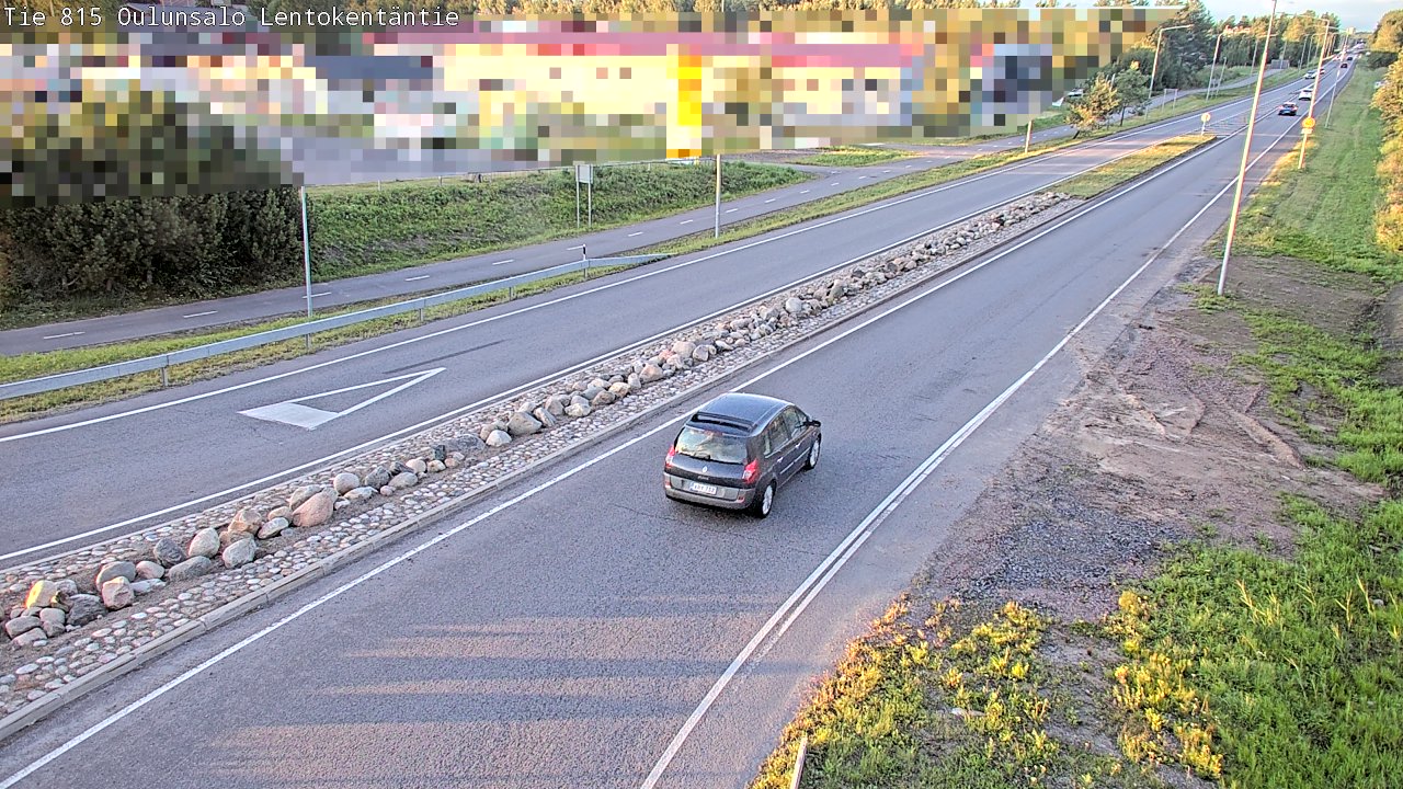 Kelikamerat Kuva Tie 816 Oulunsalo, Lentokentäntie, Oulu, Pohjois-Pohjanmaa