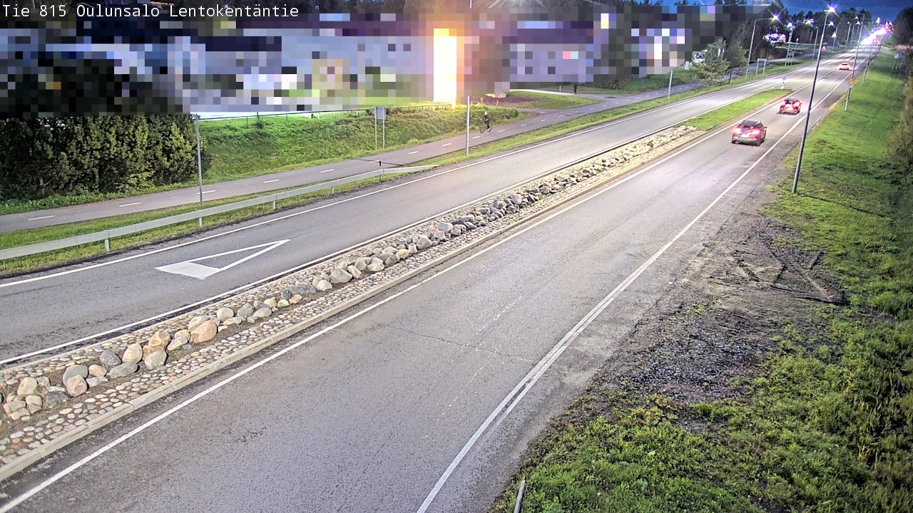 Weather Camera Image Road 816 Oulunsalo, Lentokentäntie, Oulu, Pohjois-Pohjanmaa