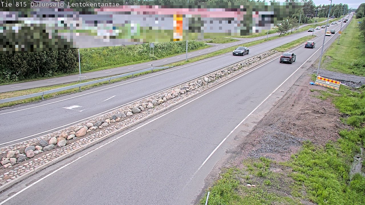 Kelikamerat Kuva Tie 816 Oulunsalo, Lentokentäntie, Oulu, Pohjois-Pohjanmaa