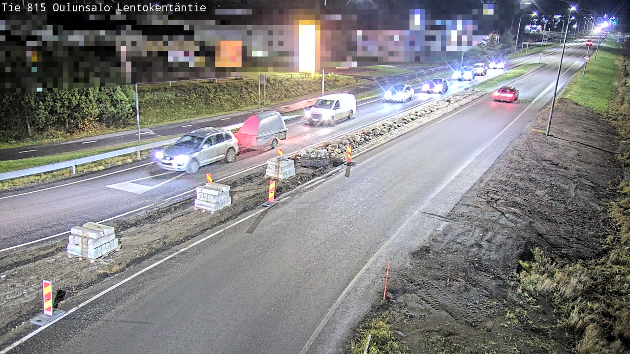 Kelikamerat Kuva Tie 816 Oulunsalo, Lentokentäntie, Oulu, Pohjois-Pohjanmaa