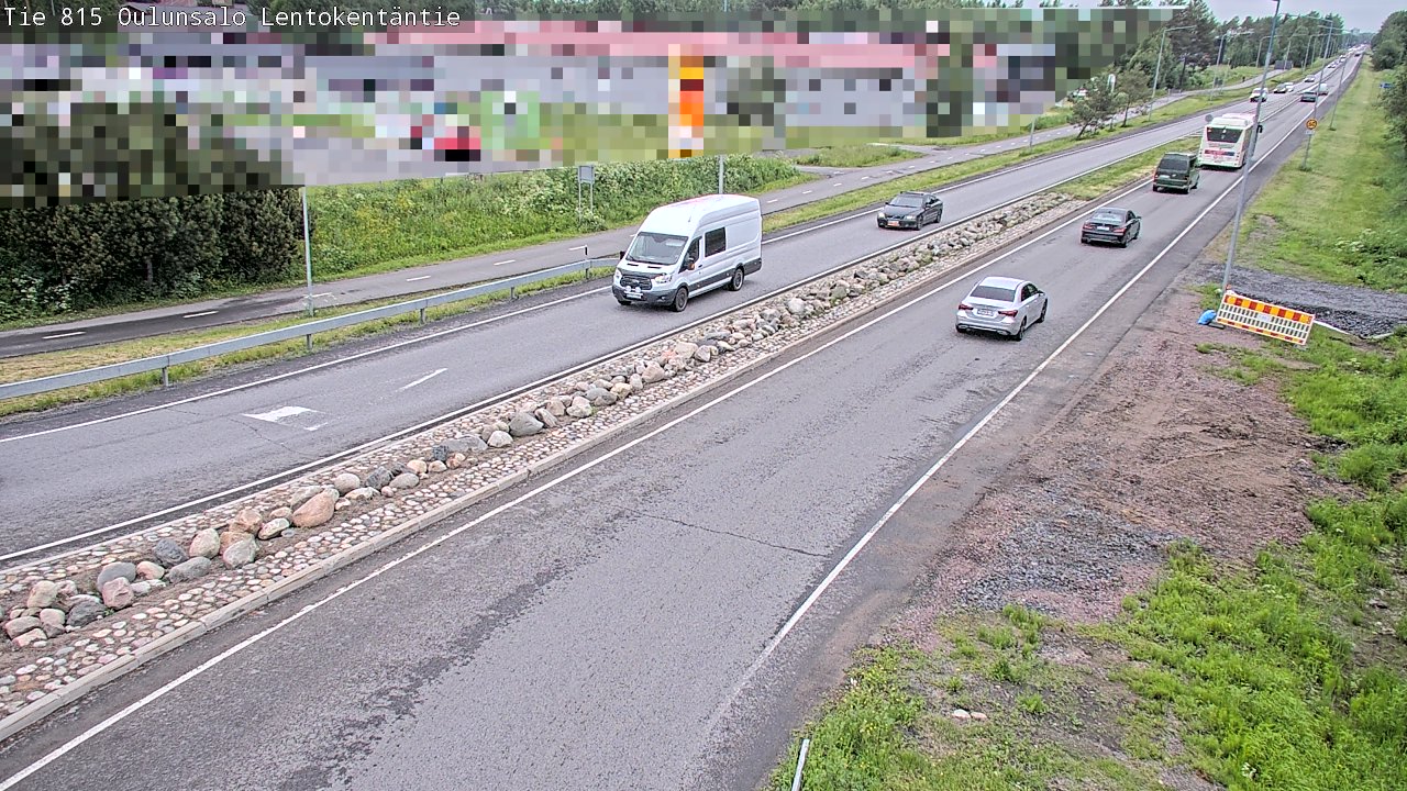 Kelikamerat Kuva Tie 816 Oulunsalo, Lentokentäntie, Oulu, Pohjois-Pohjanmaa