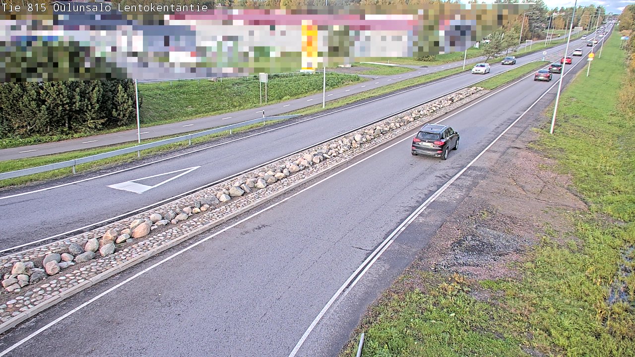 Weather Camera Image Road 816 Oulunsalo, Lentokentäntie, Oulu, Pohjois-Pohjanmaa