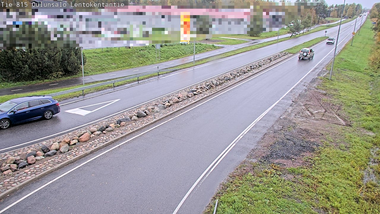 Kelikamerat Kuva Tie 816 Oulunsalo, Lentokentäntie, Oulu, Pohjois-Pohjanmaa