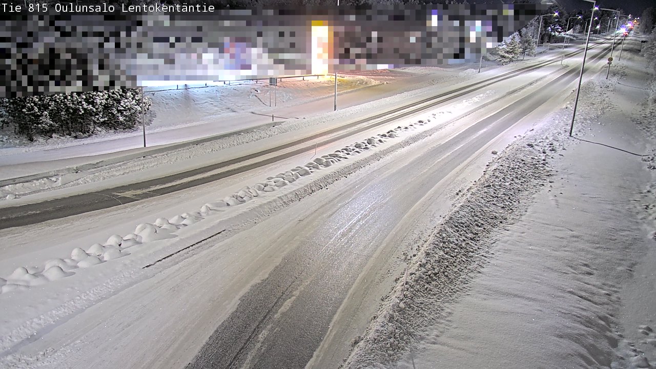 Kelikamerat Kuva Tie 816 Oulunsalo, Lentokentäntie, Oulu, Pohjois-Pohjanmaa